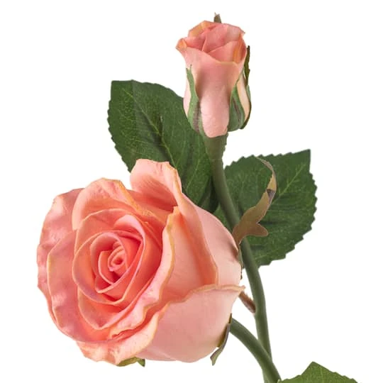 Blush Faux Real Rose Stem By Ashland® 4 Blush Faux Real Rose Stem By Ashland® - Image 4