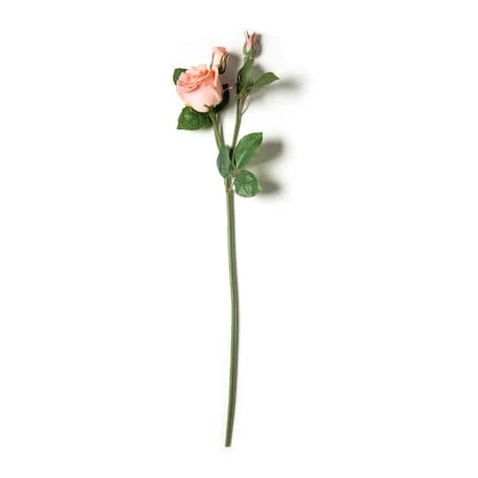 Blush Faux Real Rose Stem By Ashland® 2 Blush Faux Real Rose Stem By Ashland® - Image 2