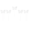 4" White Feather Butterflies, 5ct. By Ashland®