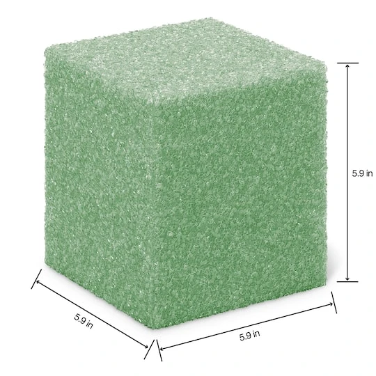 FloraCraft® FloraFōM® Foam Cube, 5.9" 4 FloraCraft® FloraFōM® Foam Cube, 5.9" - Image 4
