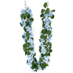 6ft. Blue Hydrangea Chain Garland By Ashland® -Michaels Shop 10676307 2