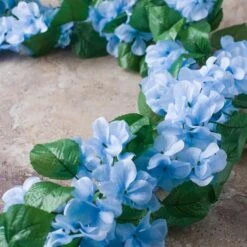 6ft. Blue Hydrangea Chain Garland By Ashland® -Michaels Shop 10676307 22