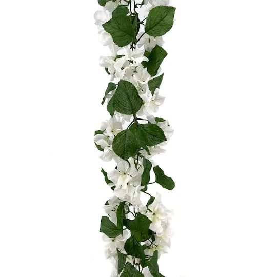 6ft. White Hydrangea Chain Garland By Ashland® 2 6ft. White Hydrangea Chain Garland By Ashland® - Image 2