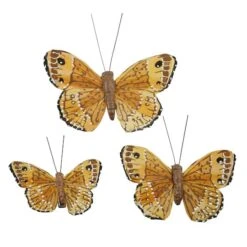 Butterfly Embellishments, 3ct. By Ashland® Gold