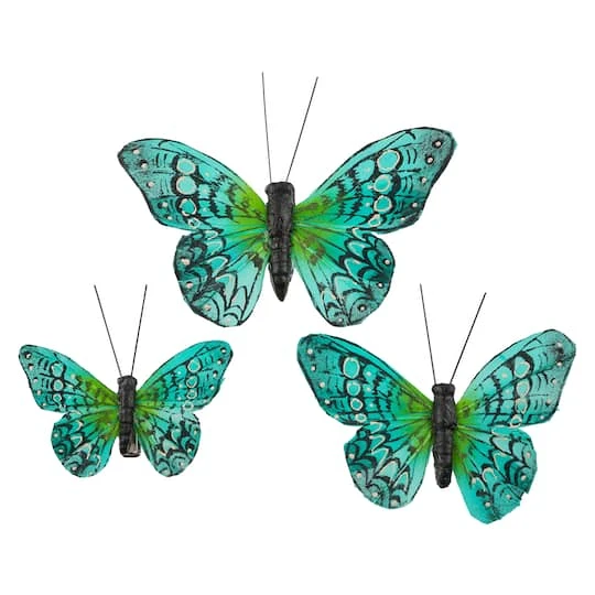Butterfly Embellishments, 3ct. By Ashland® Green 1 Butterfly Embellishments, 3ct. By Ashland® Green