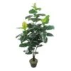 Northlight 4ft. Potted Artificial Rubber Plant
