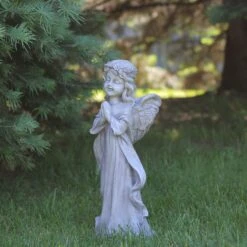 Northlight 21" Angel In Prayer Outdoor Garden Planter Statue 6 Northlight 21" Angel In Prayer Outdoor Garden Planter Statue -Michaels Shop D236867S 3