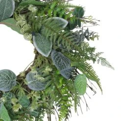 Northlight 22" Green Eucalyptus, Ivy & Fern Wreath 7 Northlight 22" Green Eucalyptus, Ivy & Fern Wreath -Michaels Shop D237015S 3