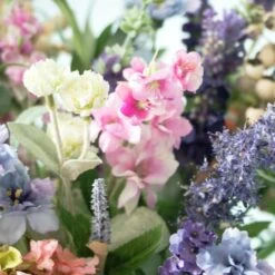 16" Lavender & Hydrangea Arrangement In Vase -Michaels Shop D251489S 4