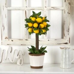 18" Potted Lemon Ball Topiary Arrangement -Michaels Shop D251493S 14
