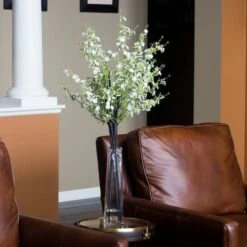 38" Cherry Blossoms Silk Arrangement In Vase 7 38" Cherry Blossoms Silk Arrangement In Vase -Michaels Shop D251514S 13