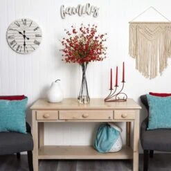 38" Red Giant Cherry Blossom Arrangement In Vase -Michaels Shop D251519S 12