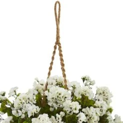 19" Geranium In Hanging Basket -Michaels Shop D251658S 12