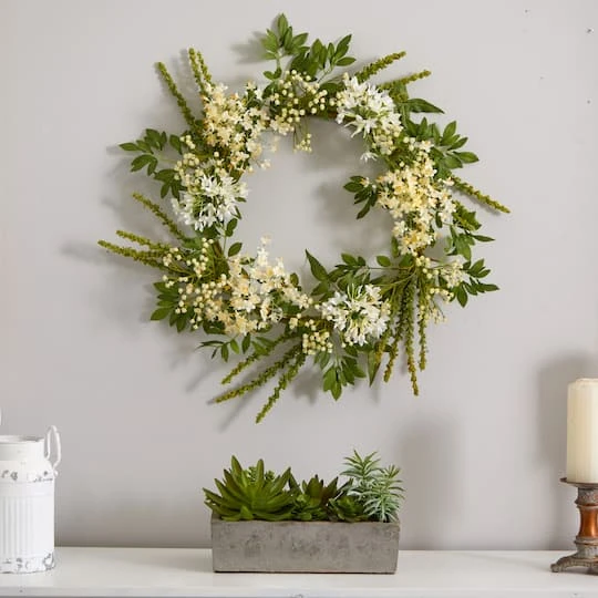 13" Succulent Garden With Concrete Planter 5 13" Succulent Garden With Concrete Planter - Image 5