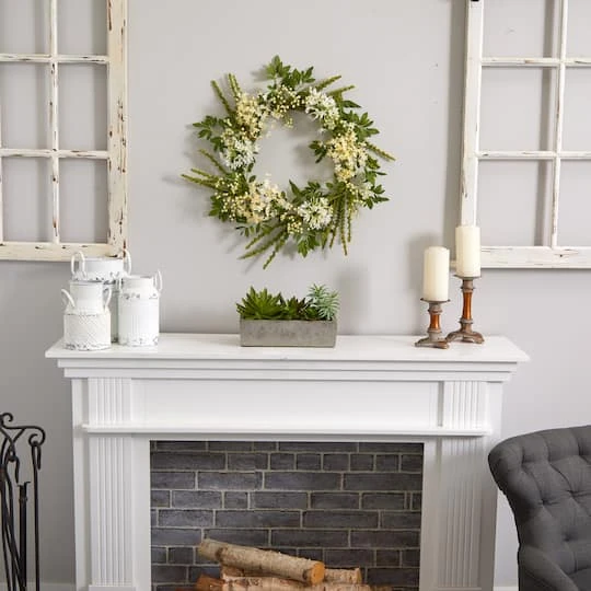 13" Succulent Garden With Concrete Planter 6 13" Succulent Garden With Concrete Planter - Image 6