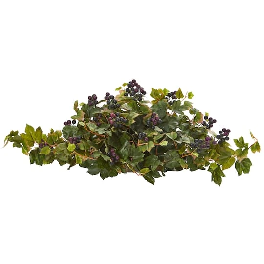 33" Purple & Green Grape Leaf Artificial Ledge Plant 1 33" Purple & Green Grape Leaf Artificial Ledge Plant