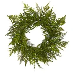 24” Mixed Fern Wreath