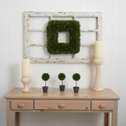 17” Square Tea Leaf Wreath -Michaels Shop D252232S 14