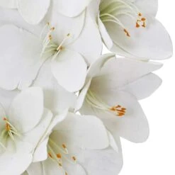 24'' White Amaryllis Wreath 7 24'' White Amaryllis Wreath -Michaels Shop D252235S 13