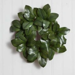 22” Magnolia Leaf Wreath -Michaels Shop D252239S 13