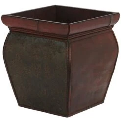 4 Square Planters With Rim Set -Michaels Shop D262191S 4