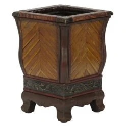 2 Decorative Wood Planters Set -Michaels Shop D262192S 2