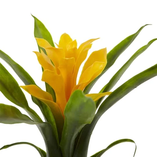 Yellow Bromeliad Flower, 6ct. 4 Yellow Bromeliad Flower, 6ct. - Image 4