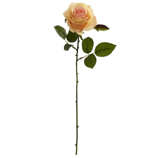 Peach Rose Stems, 24ct. 2 Peach Rose Stems, 24ct. - Image 2