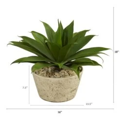 1.5ft. Agave Succulent Plant In White Planter -Michaels Shop D262449S 2