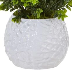 17" Boxwood In White Vase 9 17" Boxwood In White Vase -Michaels Shop D262752S 13