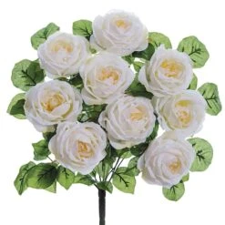 Cream Rose Bush -Michaels Shop D264089S 1 1