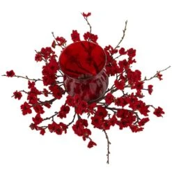 6.5" Plum Blossom Candelabrum Floral Arrangement -Michaels Shop D292701S 3