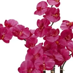 2.5ft. Pink Moth Orchid Arrangement With Decorative Vase -Michaels Shop D292705S 12
