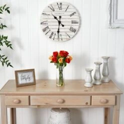 16" Long-Stemmed Roses Arrangement With Glass Vase 7 16" Long-Stemmed Roses Arrangement With Glass Vase -Michaels Shop D292729S 13