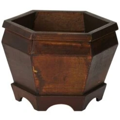 Wooden Hexagon Decorative Planter Set -Michaels Shop D292994S 3