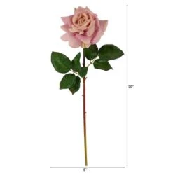 Light Mauve Rose Stem, 6ct. -Michaels Shop D293210S 2