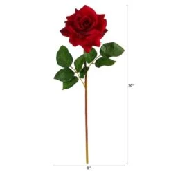 Red Rose Stem, 6ct. -Michaels Shop D293228S 2