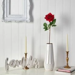 Red Rose Stem, 6ct. -Michaels Shop D293228S 3