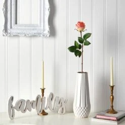 Peach & Cream Rose Bud Stem, 6ct. 7 Peach & Cream Rose Bud Stem, 6ct. -Michaels Shop D293234S 3