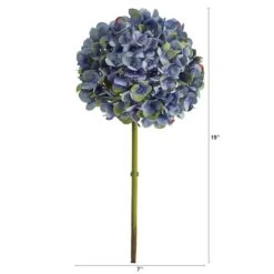Blue Hydrangea Artificial Flower Stem, 3ct. -Michaels Shop D293250S 2