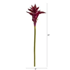 Pink Star Bromeliad Artificial Flower Stem, 6ct. 6 Pink Star Bromeliad Artificial Flower Stem, 6ct. -Michaels Shop D293256S 2