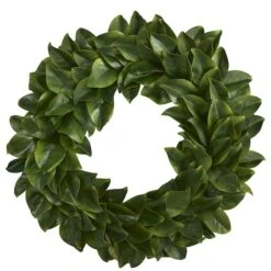 30" Magnolia Leaf Wreath 6 30" Magnolia Leaf Wreath -Michaels Shop D293333S 1 1
