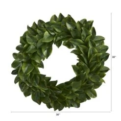 30" Magnolia Leaf Wreath 7 30" Magnolia Leaf Wreath -Michaels Shop D293333S 2