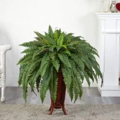 3ft. Boston Fern Plant In Stand -Michaels Shop D293838S 14