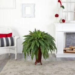 3ft. Boston Fern Plant In Stand -Michaels Shop D293838S 15