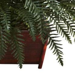2.5ft. River Fern In Wood Planter 9 2.5ft. River Fern In Wood Planter -Michaels Shop D293951S 13