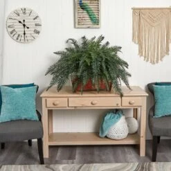 2.5ft. River Fern In Wood Planter 10 2.5ft. River Fern In Wood Planter -Michaels Shop D293951S 14