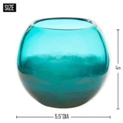5.5" Aqua Fish Bowl Vase -Michaels Shop D297015S 14