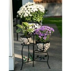 Floral Nights Ceramic Planter Set -Michaels Shop D299120S 6