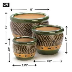 Green Jade Planter Set -Michaels Shop D299144S 8